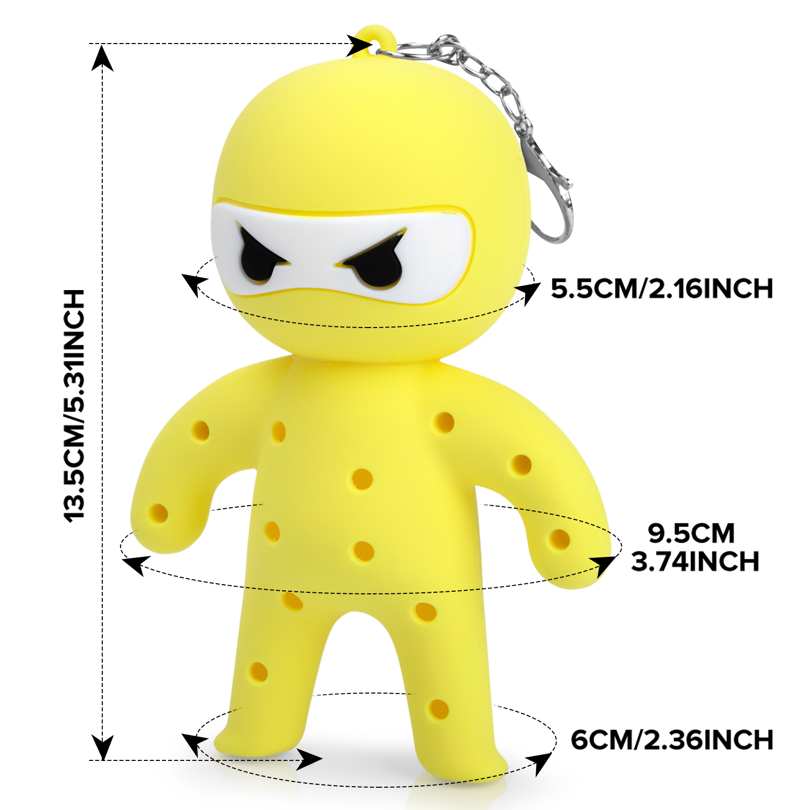 Ninja Charms size guide