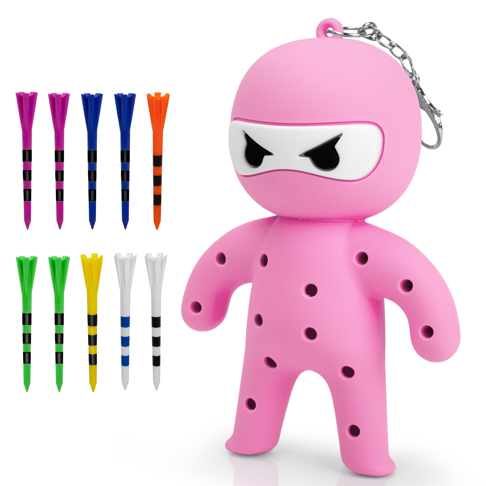 Bubblegum Pink Ninja Charms